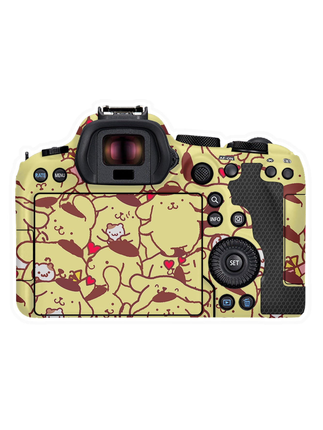 Canon R63 kamera qoruyucu filmi R62/R5/R8/R10 bədən stikeri R6 Jade Dog 3M stikeri üçün uyğundur