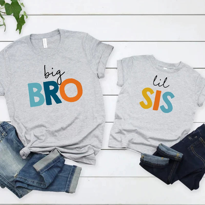 Koreya üslubunda oğlan və qız uşaqları üçün yay ağ hərfli futbolka, dairəvi yaxalı, qısa qollu gündəlik.