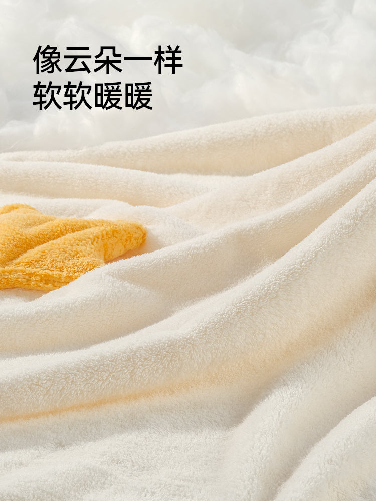 Ying's Yenidoğulmuş Körpə Hamam Dəsmalı, Başlıqlı, Bəzəkli, Pelerinli, Mərcan Yunlu Bükülü Əlavə Yumşaq Körpə Hamam Xalatı