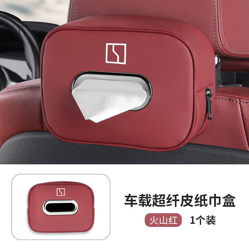 ZEEKR009 avtomobil salfet qutusu (001/7X/007), avtomobil salonu aksesuarları üçün uyğundur.