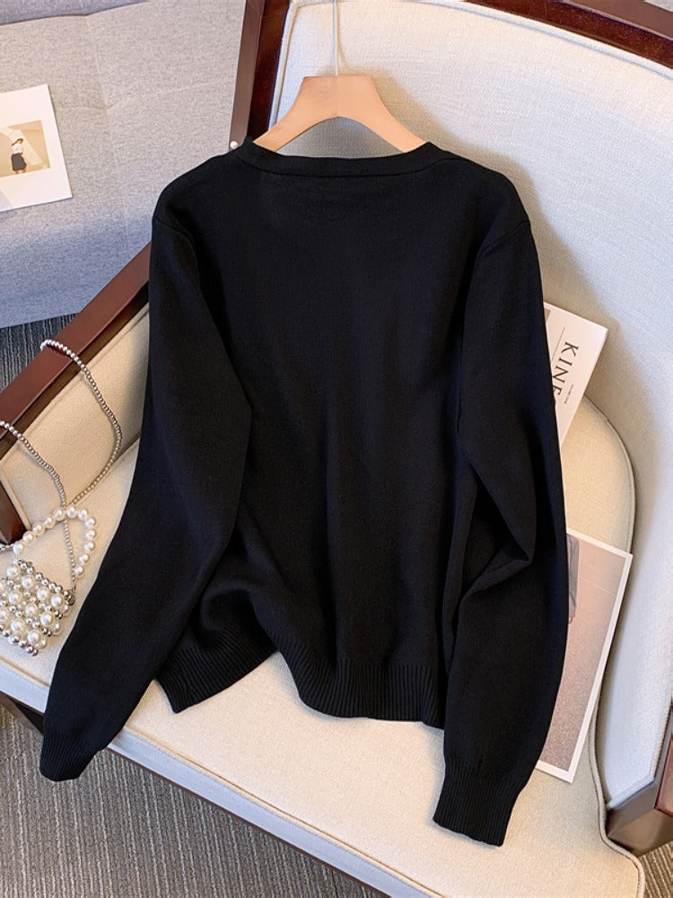 Böyük Ölçülü Qadın Geyimləri 2025 Payız Yeni Gəlişi: Super Arıqladıcı, Piy və Qarın nahiyəsini gizlədən, Qadınlar üçün Süni İki Parçalı Örgü Top