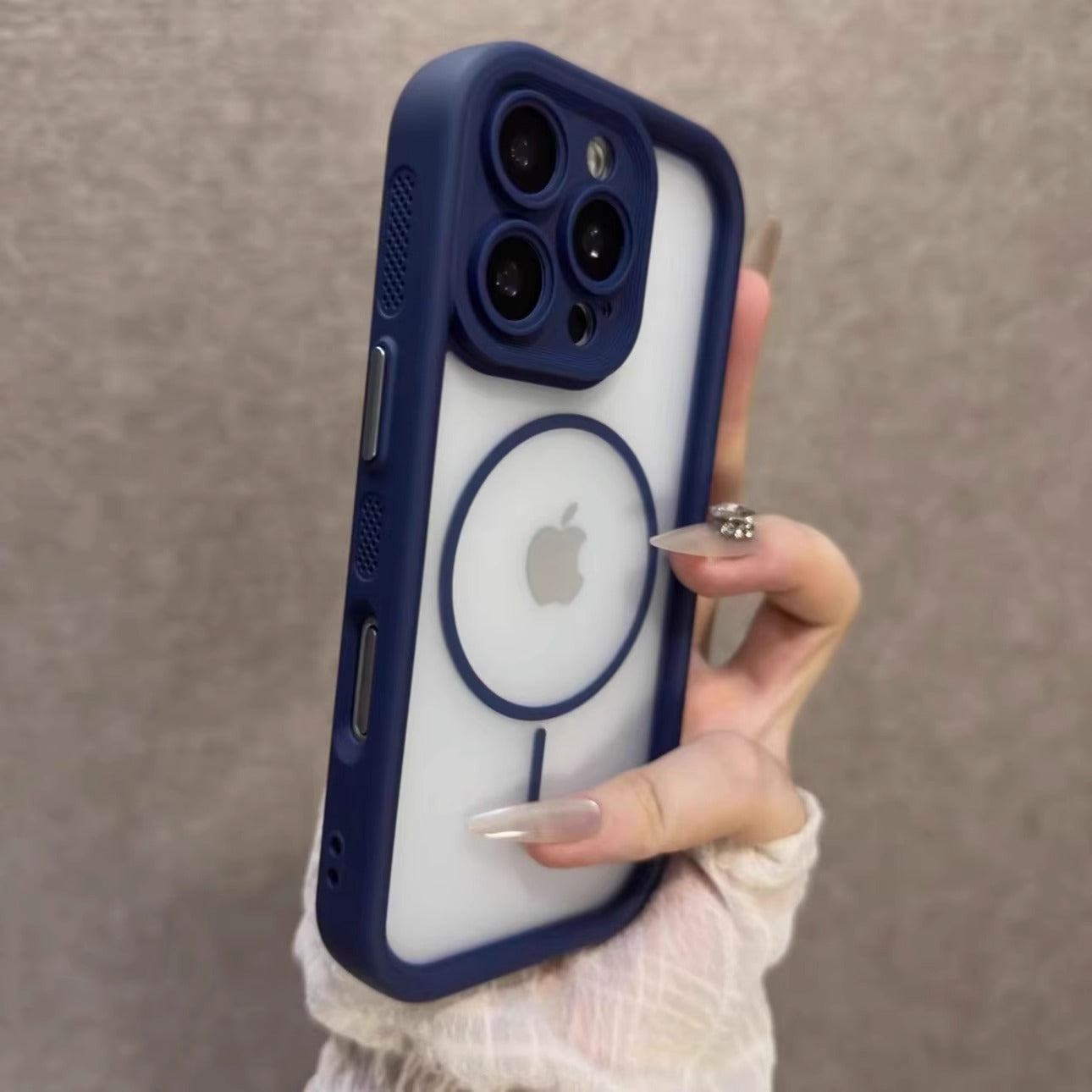Apple 16promax cib telefonu üçün uyğun iki-bir-bir tutqun Angel Eyes 17pm maqnitli iPhone15pro yıxılmağa qarşı qoruyucu örtük dəri hissi 14/13 qabıqlı mobil telefon qutusu 16pro istilik yayılması hər şey daxil
