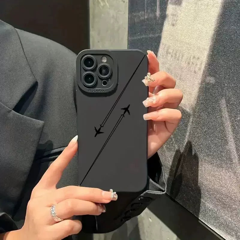 iPhone 15 Pro Max 14 üçün Premium Təyyarə Modelli Telefon Çantası