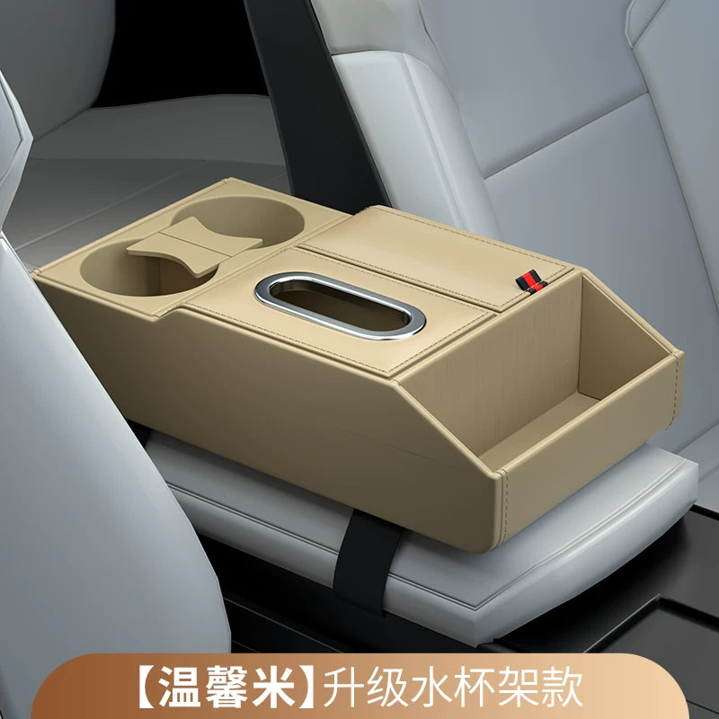 Multifunctional passenger side storage box compatible with Audi A6, A6L, A4, A4L, Q5, LQ5, Q2, A4, Q7, Q8
