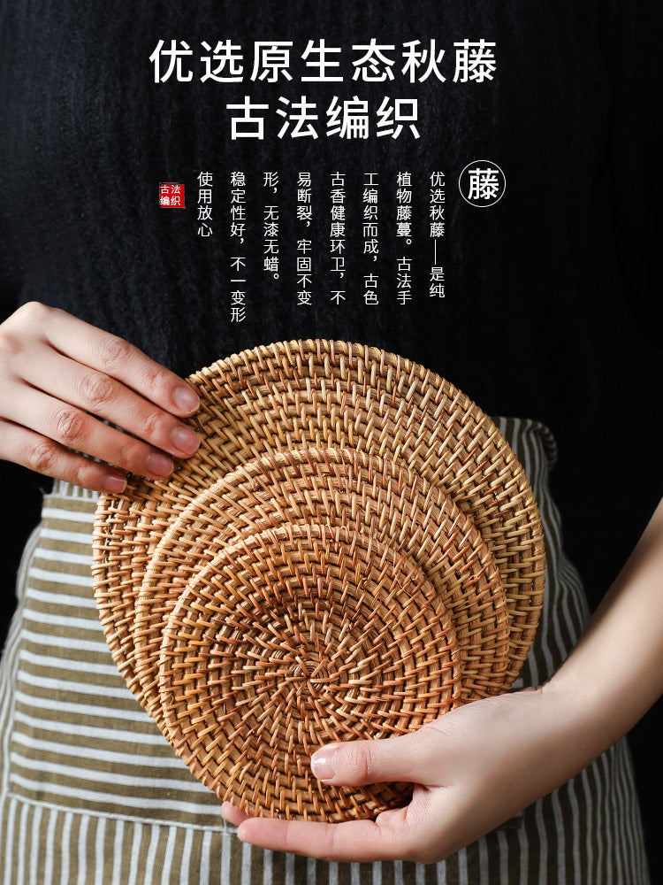 Rattan izolyasiya ayaqaltıları, məişət yanmağa qarşı həsirlər və kasa ayaqaltıları, yüksək temperatura davamlı masa həsirləri, istiliyədavamlı boşqablar, altlıqlar, çaynik tutacaqlar