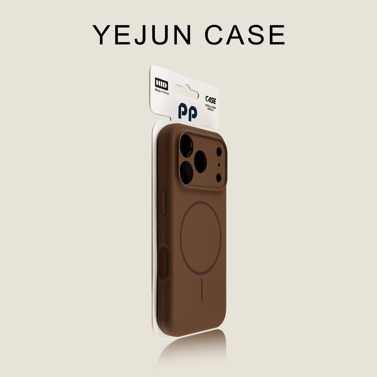 Yejun iphone17/16pro üçün uyğundur mobil telefon qutusu firefly incə dəlik incə maqnit emiş üzük alma 17promax dəri hiss edən qoruyucu örtük 15 isti stil 14 moda brend şəxsiyyəti 13 internet ünlü cütü 17air
