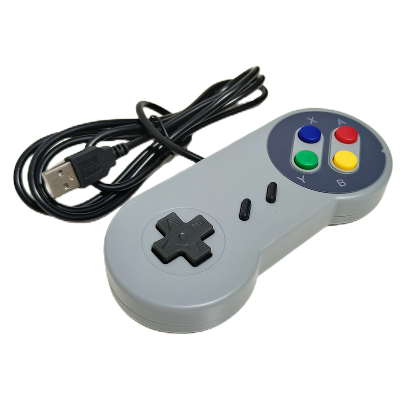 Kompüter USB plug-in nəzarətçi notebook PC Super Nintendo oyun nəzarətçisi ikili emulyator klassik arcade FC nostalji