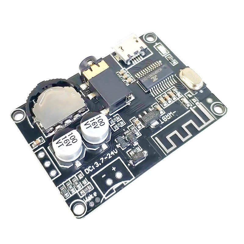 Bluetooth 5.0 dekoder lövhəsi stereo Bluetooth audio modulu geniş gərginlik 3.7~24V həcmi tənzimlənən