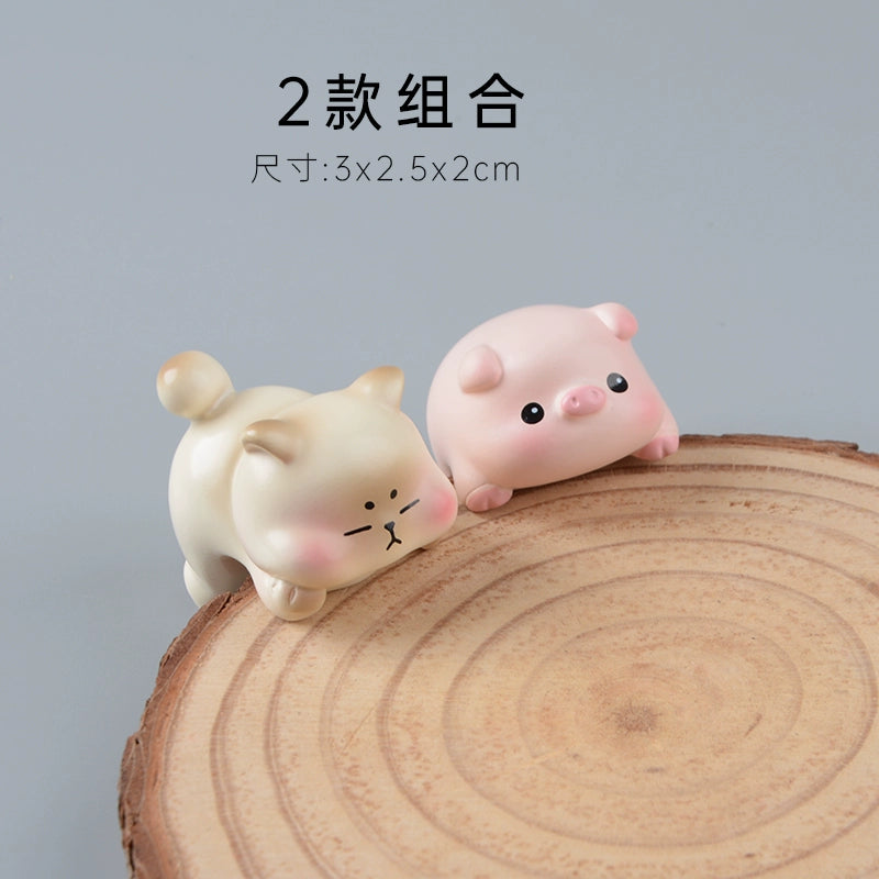 Avtomobil Sevimli Dekorasiya Donuz Avtomobil Maşın Ekranı Kompüter Ekranı Dekorasiya Avtomobil Cure Cat Shiba Inu Mərkəzi Nəzarət