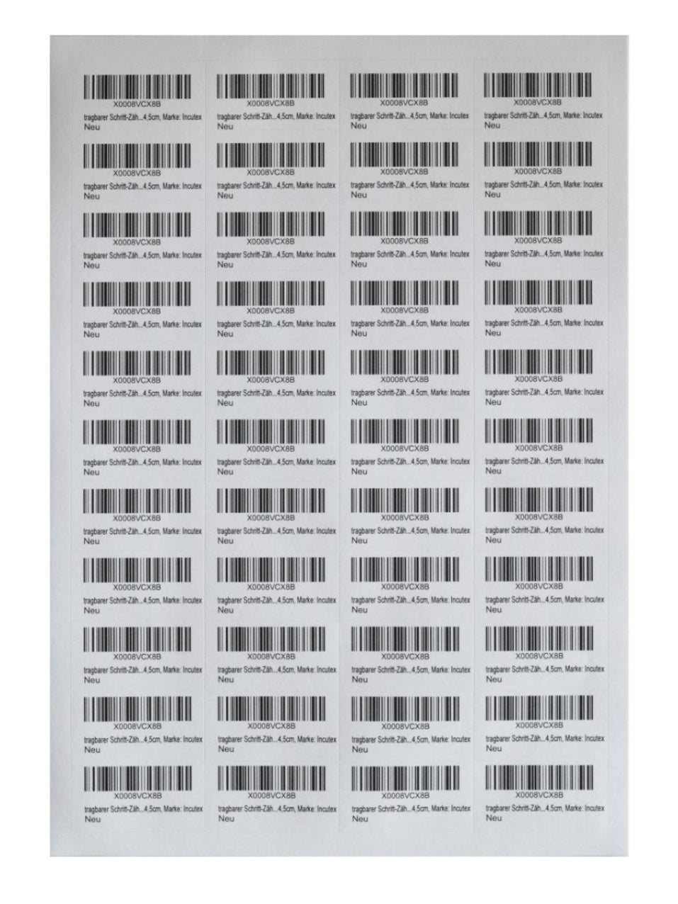 Amazon FBA stiker etiket kağızı öz-özünə yapışan çap kağızı tam A4 etiketi 24|40l44 şəbəkə l2l4l6 şəbəkə