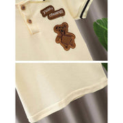 pambıq köynək şortları uşaqlar üçün geyimlər körpə oğlan oğlanlar