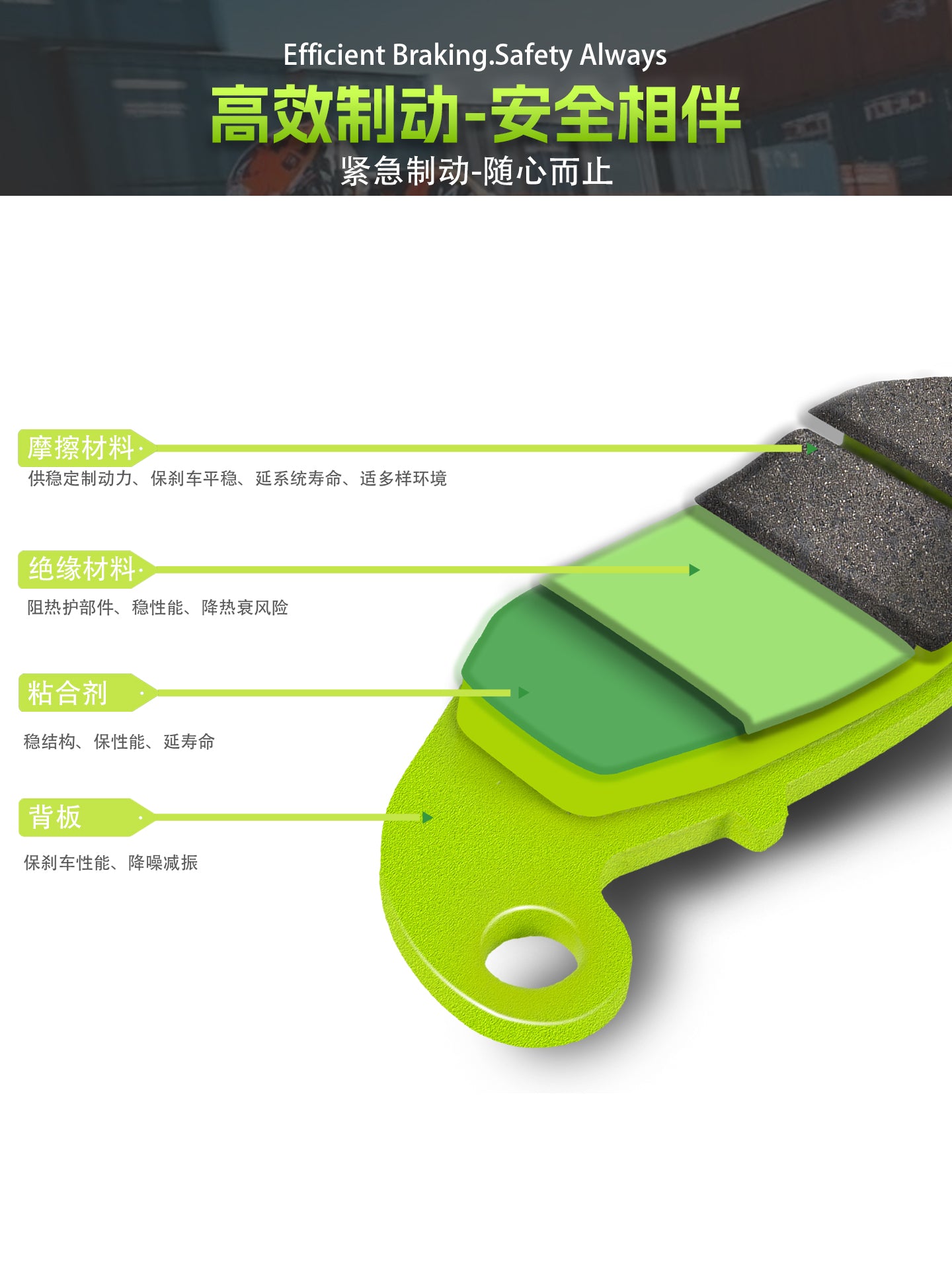 Kymco Racing 250/300 S/X350 L/CT300 CT/S250 əyləc balataları/disk əyləcləri ilə uyğundur