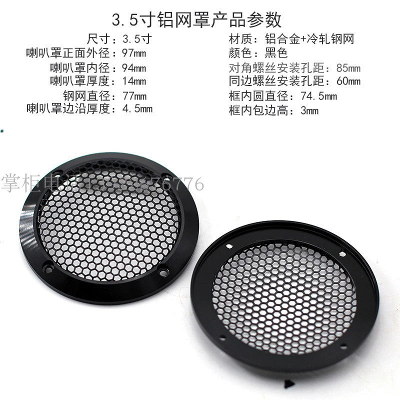 2-düymlük 2,5-düymlük 3-düymlük 4-düymlük 5-düymlük 6,5-düymlük səsucaldan tozlu sabvufer səs qutusu qapağı Vidalı buynuz qapağı