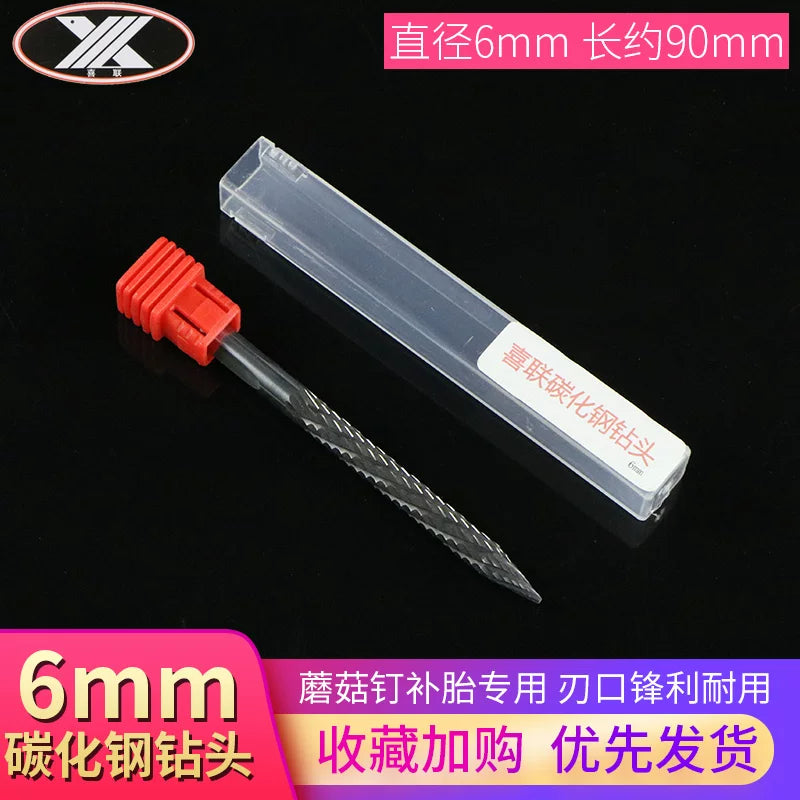 Göbələk formalı təkər təmiri üçün hava qazması, Shengfa fabrikinin orijinal məhsulu, aşağı sürətli üyüdücü hava qazması, irəli və geri fırlanma, 3 mm-lik təkər təmiri aləti.