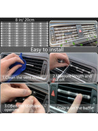 27 ədəd Bling Avtomobil Aksesuarları Dəsti, Sükan Çarxı Qapağı Dəsti