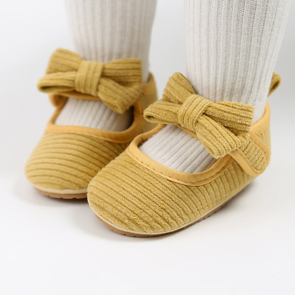 Bahar Payız Uşaq Ayaqqabıları Solid Rəng Baby Girls Prewalker An