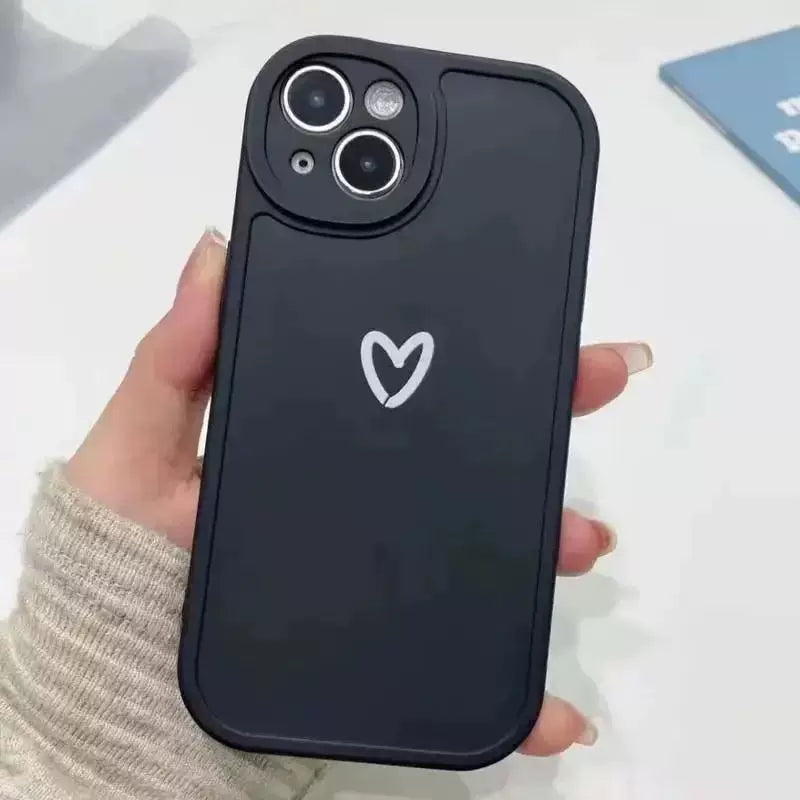 Simple Sun Moon Phone Case for iPhone 11 12 13 14 15 Pro Max