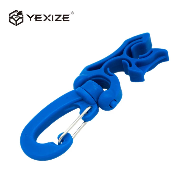 YEXIZE dalğıc ikinci pilləsi tez buraxılan toqqa nəfəs alma başlığı boru sıxacı sabit qarmaq BCD tənzimləyicisi ikiqat başlı boru sıxacı