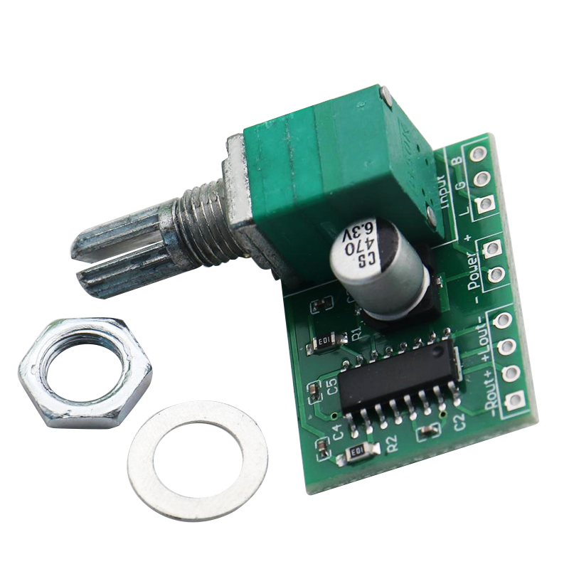PAM8403 mini rəqəmsal kiçik güc gücləndirici lövhəsi açar potensiometri və USB 5V enerji təchizatı ilə