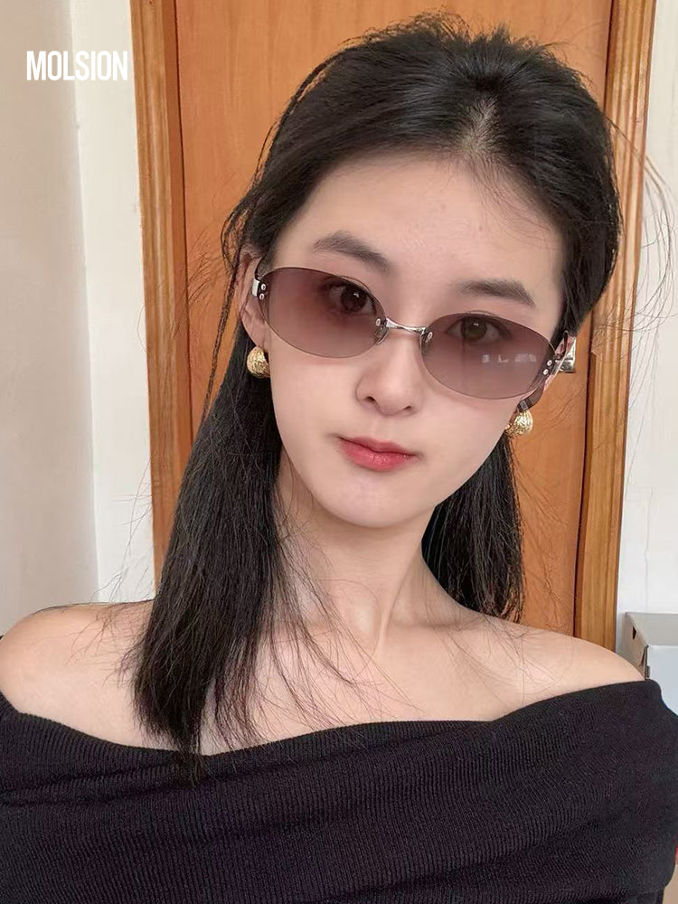 [Zhang Linghe ilə eyni üslub] Mosen Xingyue Mirror 26 yeni günəş eynəyi, günəşdən qoruyan və anti-UV günəş eynəyi MS7175