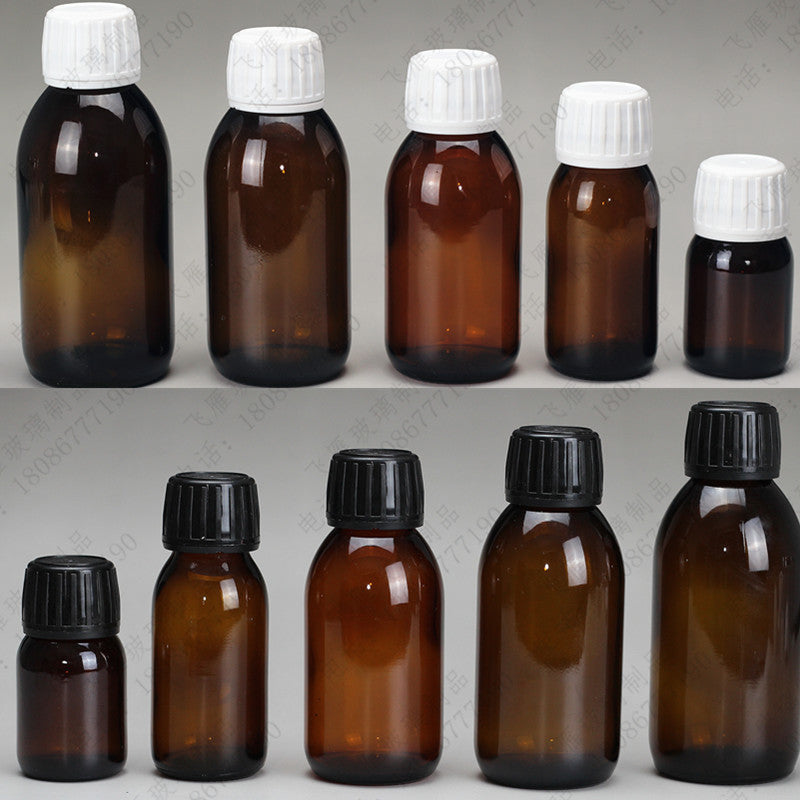 İşığa davamlı möhürlənmiş şüşə butulka, oral maye dərman şüşəsi, kiçik dərman şüşəsi, turşuya və qələvilərə davamlı şüşə, qəhvəyi ləzzət şüşəsi