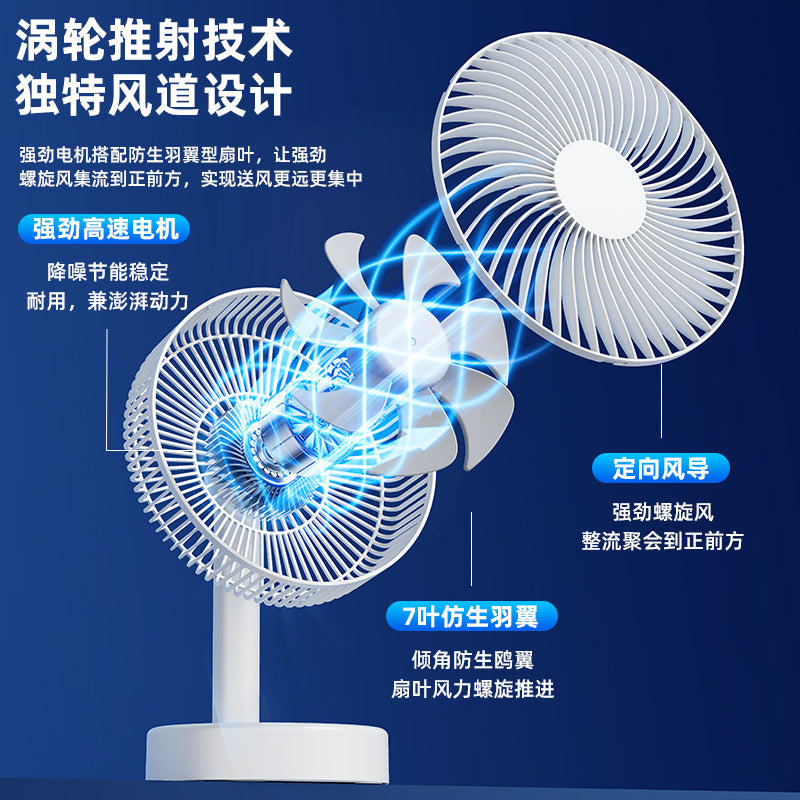 2026 Yeni Kiçik Fan Masaüstü Fan USB Doldurma Portativ Elektrik Fan Kiçik Ev Yataqxanası Super Uzun Ömürlü
