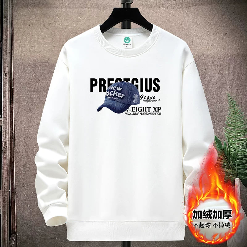 Yeniyetmələr və tələbələr üçün payız/qış təmiz pambıqdan hazırlanmış yun yaxalıqlı sviter, boş oturan gündəlik kazak alt qatı, qalın və isti top