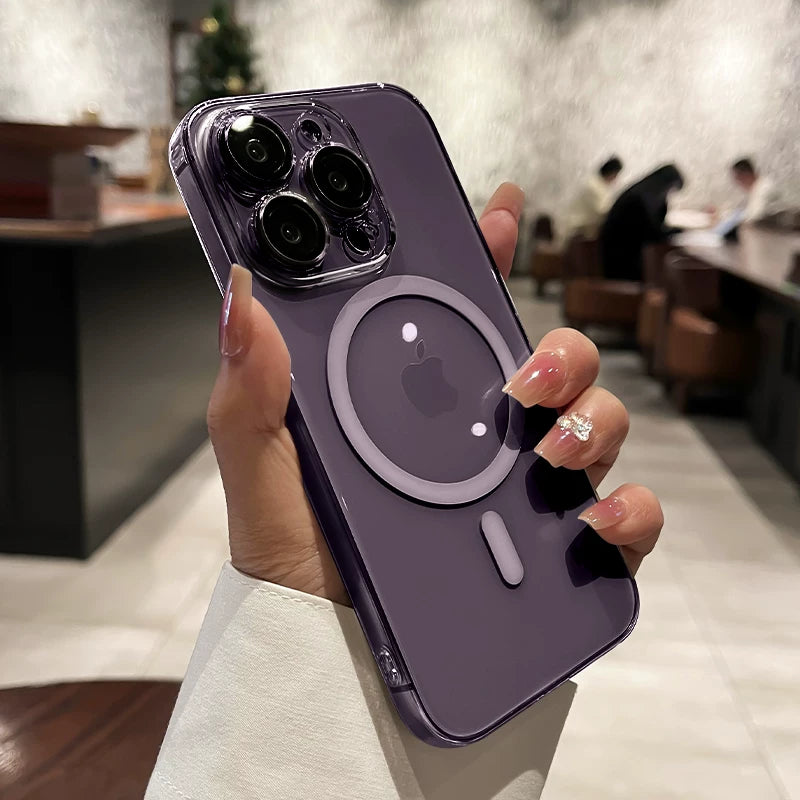 Rəsmi yeni maqnit emiş] İlk vanna otağı Apple 17 promax mobil telefon qutusu üçün uyğundur maqnit emiş iphone 17 şəffaf 16 lens filmi ilə 15 ultra nazik 14 kişi və qadınlar üçün qoruyucu örtük 13p yaşlı cütlük hər şey daxil