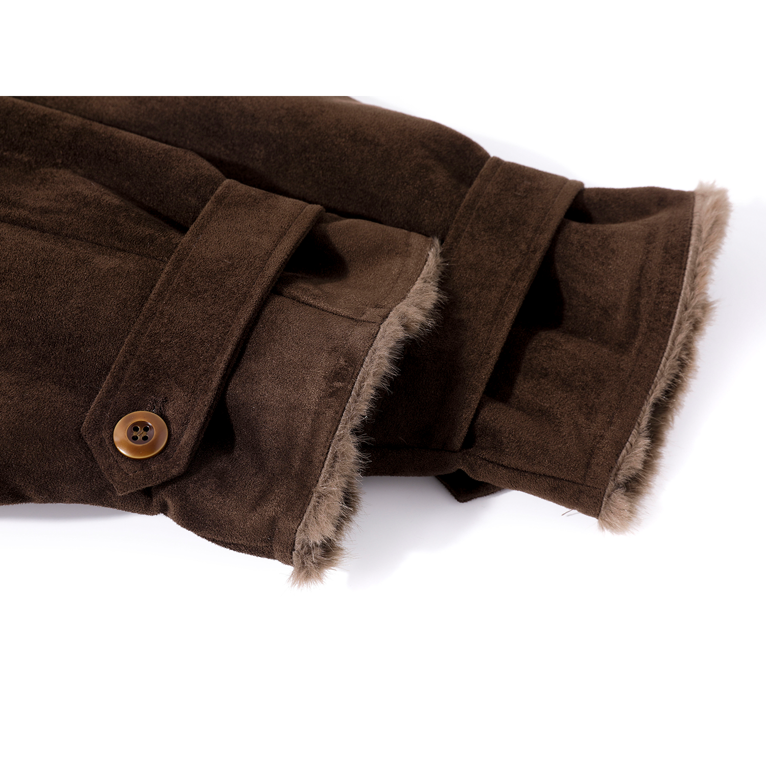 Cholisa Koreya üslubunda qadınlar üçün erkən qış şık zamşa palto, unikal və gözəl quzu yunundan və xəzdən hazırlanmış isti palto