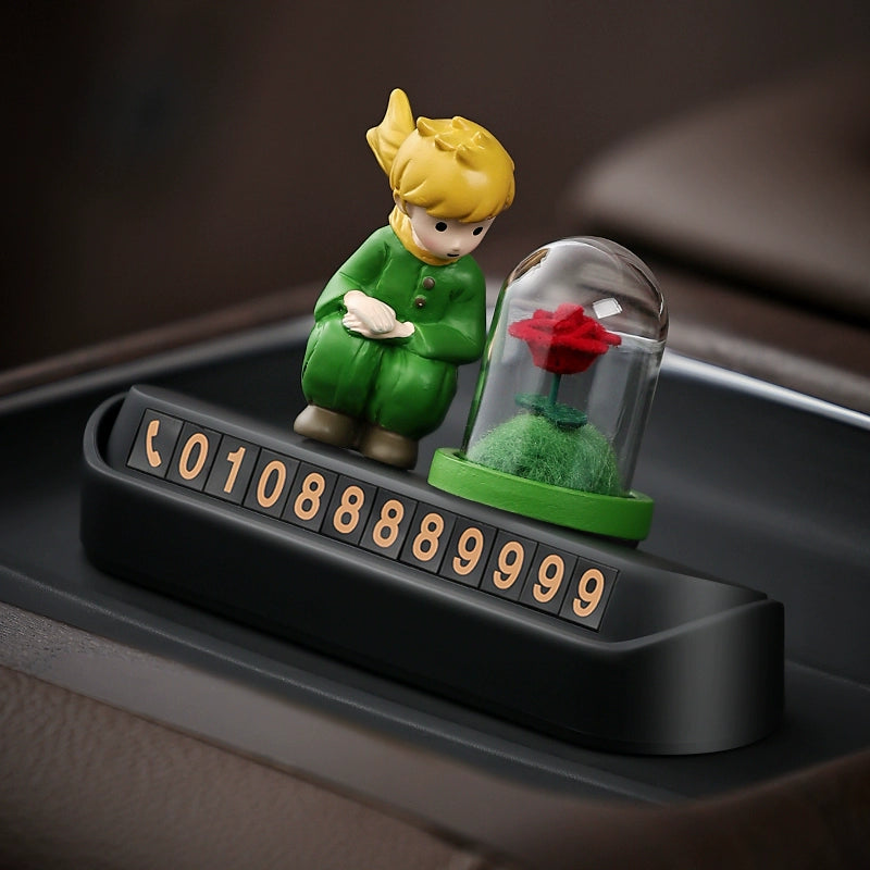 Tuhao FA İt Döyüşən Avtomobil Müvəqqəti Dayanacaq Telefon Nömrəsi İşarəsi Avtomobil Dekorasiyası Avtomobil Müvəqqəti Parkinq Kartı Dayanacaq Kartı