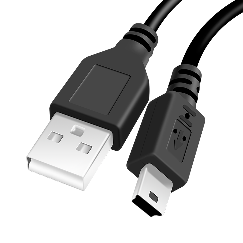 Genişləndirilmiş 2m 3m mini USB məlumat kabeli MP3 radio audio yaşlı maşın MP4 universal V3 şarj kabeli
