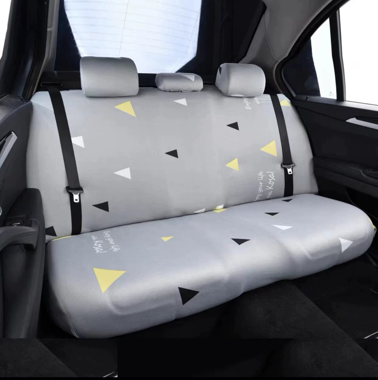 Universal five-seater car seat cushions and covers, breathable fabric, dustproof, elastic, fully enclosed, suitable for all seasons.