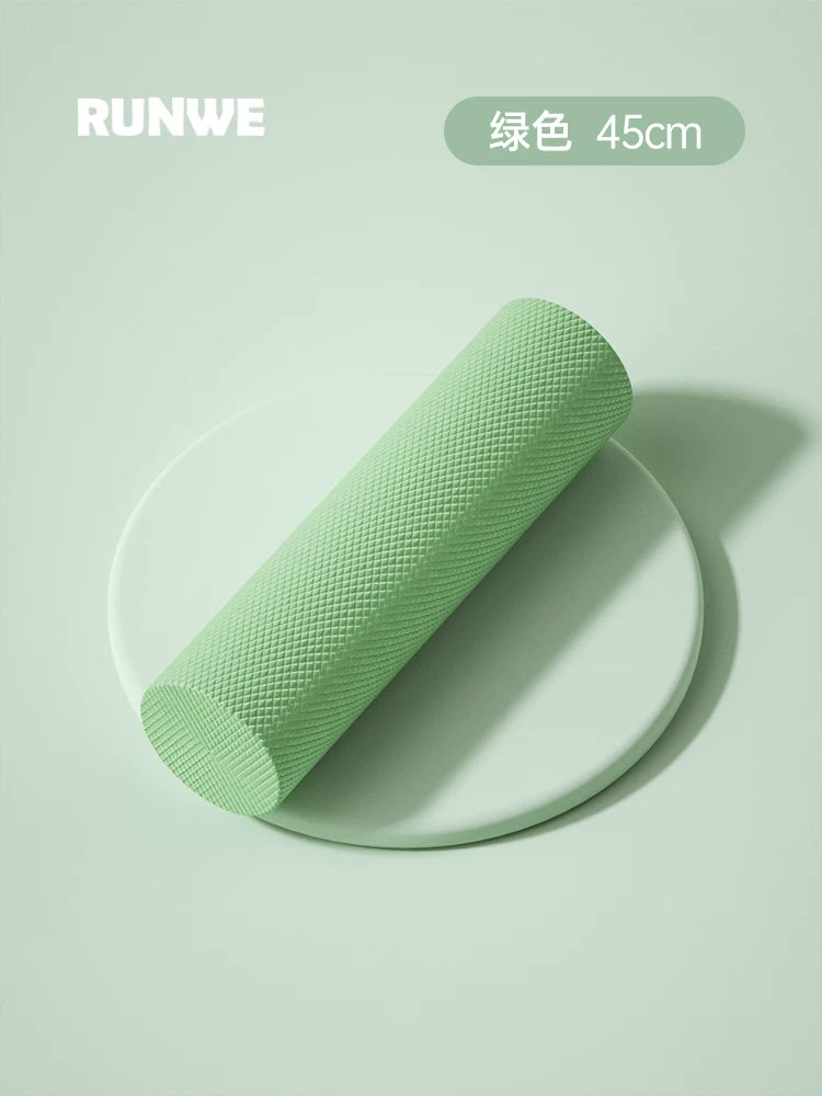 Langwei bərk köpük roller əzələ rahatlama məşqi eva roller hamar geri yuvarlanan yeni başlayanlar üçün nazik ayaqlar təcrübəsiz fitness