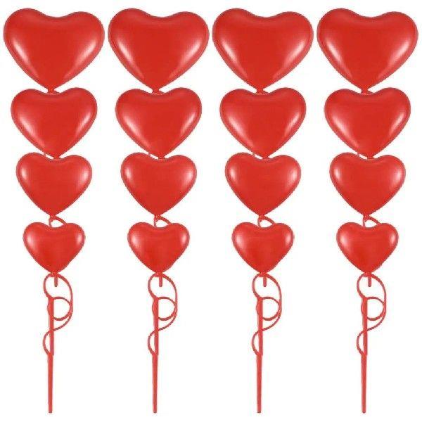 36 Pieces Heart Picks Valentine's Day Cake Toppers Wedding