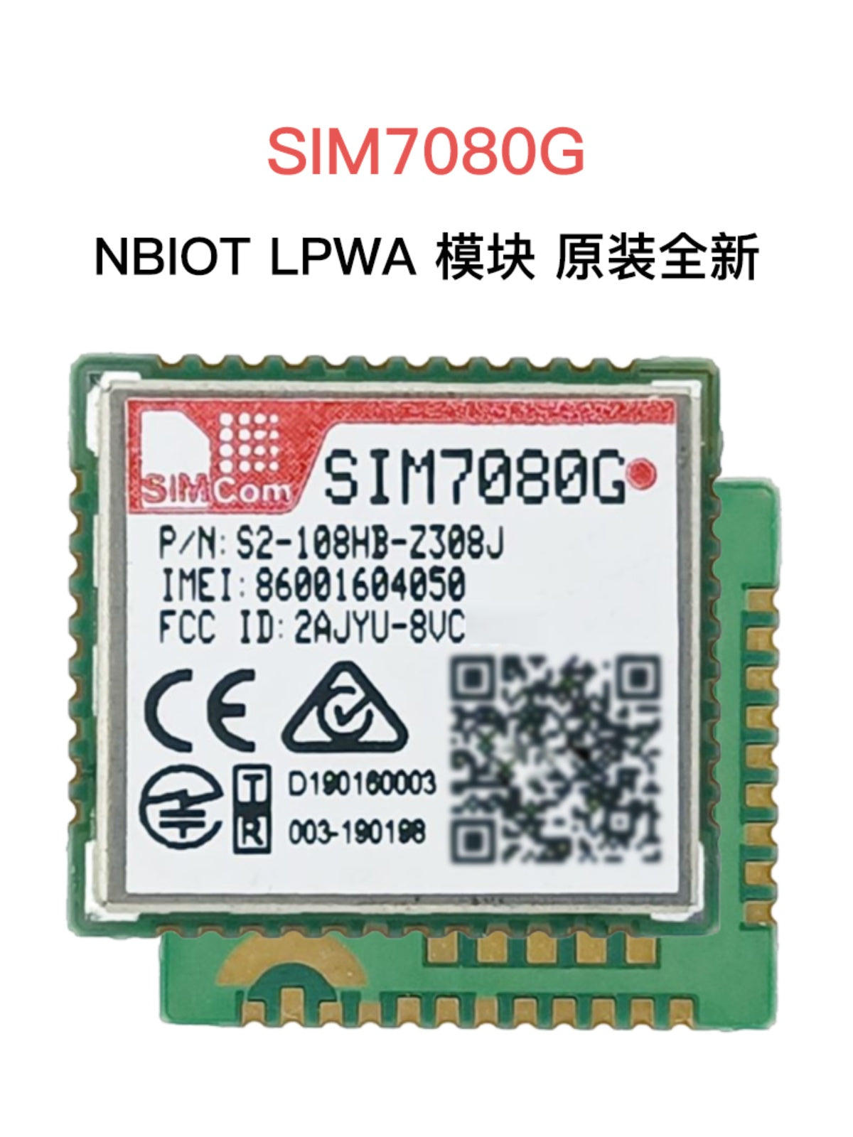 SIMCom SIM7080G yamaq paketi CATM NBIOT LPWA modulu orijinal yenidir