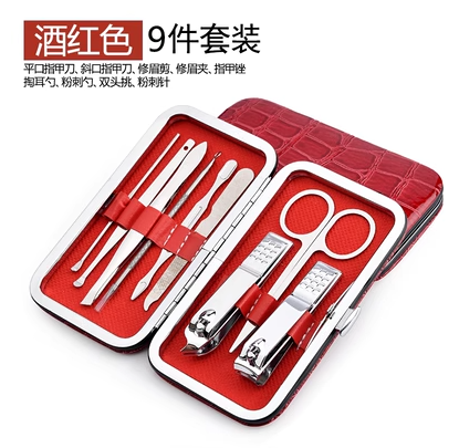 Dırnaq qayçı dəsti, tam dırnaq qayçı dəsti, bucaqlı dırnaq kəlbətini, pedikür alətləri, qulaq təmizləyici alətlər, qulaq çubuqları.