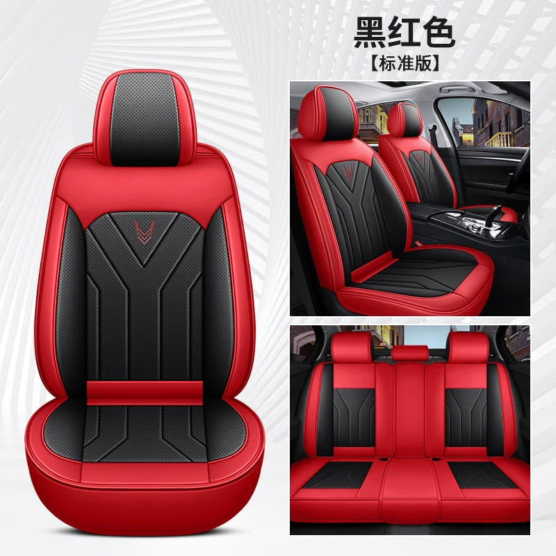 Specially designed for fall and winter, all-season car seat cushions, full-coverage, breathable Nappa leather seat covers.
