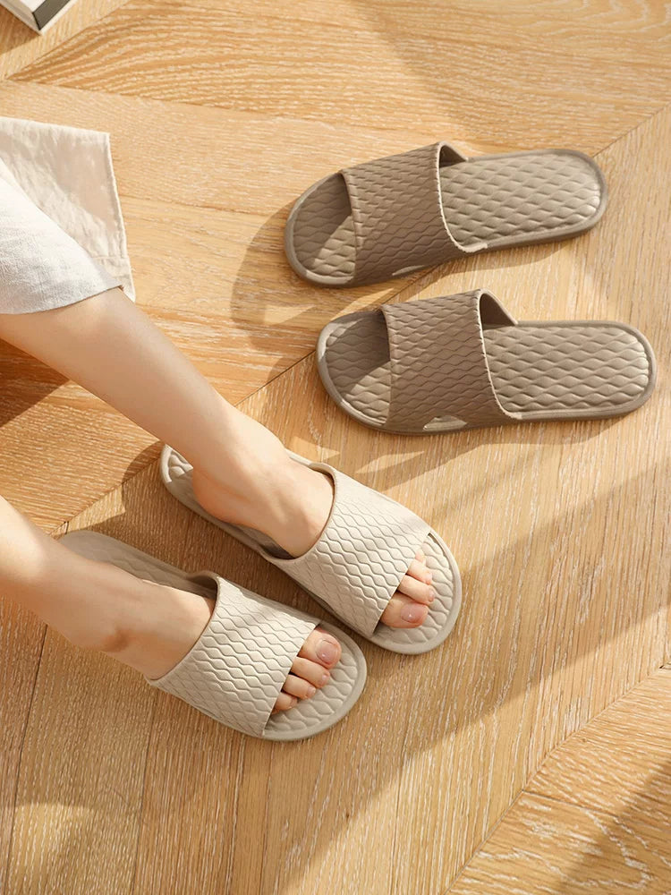 Kişi terlikləri, yay, qapalı, cütlük, ev, sürüşməyən, yataqxana hamamı, çimmək, yumşaq altlıq, yüngül sandalet, qadınlar üçün terlik
