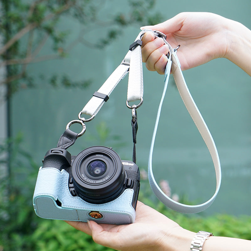 Nikon Z30 üçün uyğundur qoruyucu qutu Nikon z50 ikinci nəsil kamera çantası z30 qoruyucu qutu əsas dəri qutu nikon Z50ii kamera kəməri aksesuarları sevimli retro bəzək