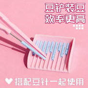 Lobya imla qələmi aləti lobya iynəsi lobya kürək cımbızları əl işi DIY xüsusi tam dəsti material paketi tək iynəli ikiqat iynə lobya imla aksesuarları