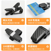 Çoxfunksiyalı avtomobil eynəyi klipi, avtomobil günəş eynəyi üçün saxlama qutusu, avtomobil günəş eynəyi klipi/klipi.