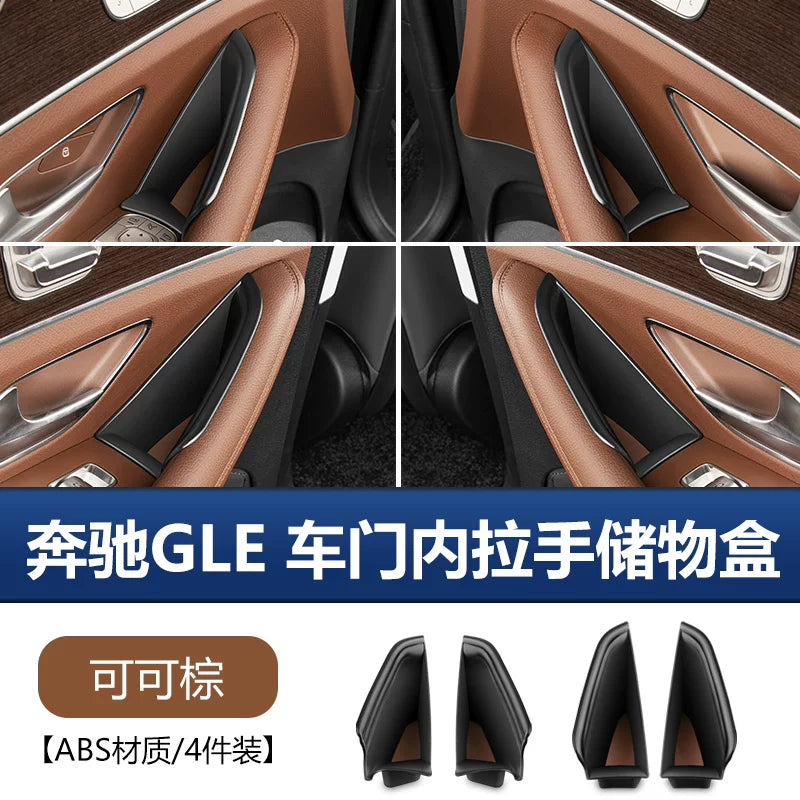 Mercedes-Benz GLE350/450 qapı saxlama qutuları və GLS450 qapı dəstəyi təşkilatçıları üçün uyğundur.