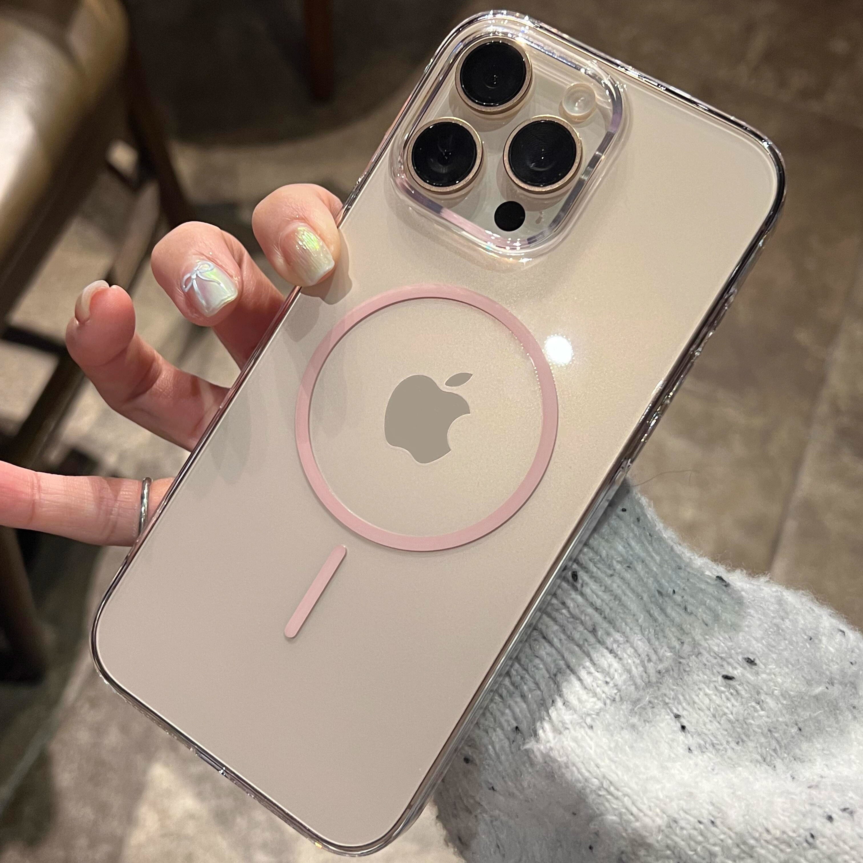 [İncə maqnit sərt qabıq] iphone16pro mobil telefon qutusu üçün uyğun ultra nazik şəffaf Apple 16proMax yeni 15 simsiz şarj 14/13/12 kişi və qadınlar üçün sadə qoruyucu örtük