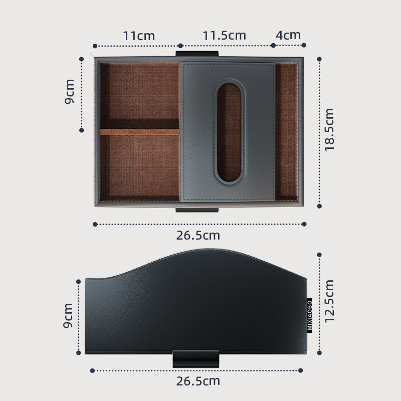 Avtomobil qoltuqaltı saxlama qutusu, çoxfunksiyalı avtomobil salfet qutusu, stəkan tutacağı, daxili saxlama üçün yaradıcı salfet qutusu