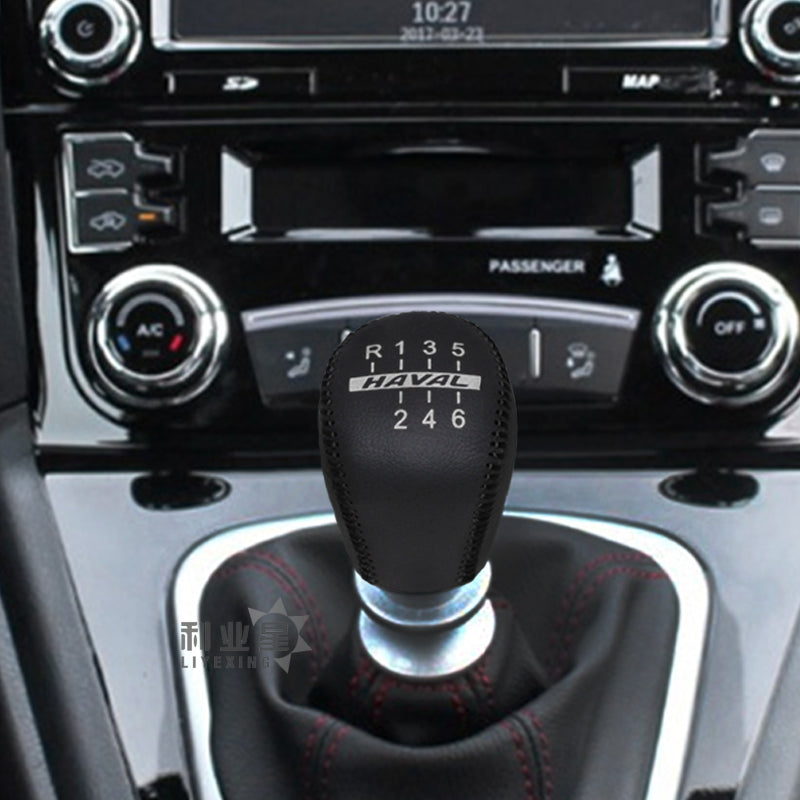 Haval H6 H2SH1 H3 H4H5 First Love M6F5 orijinal dəridən hazırlanmış interyer üçün əl ilə ötürülən ötürücü qolu və əyləc qapağı üçün uyğundur