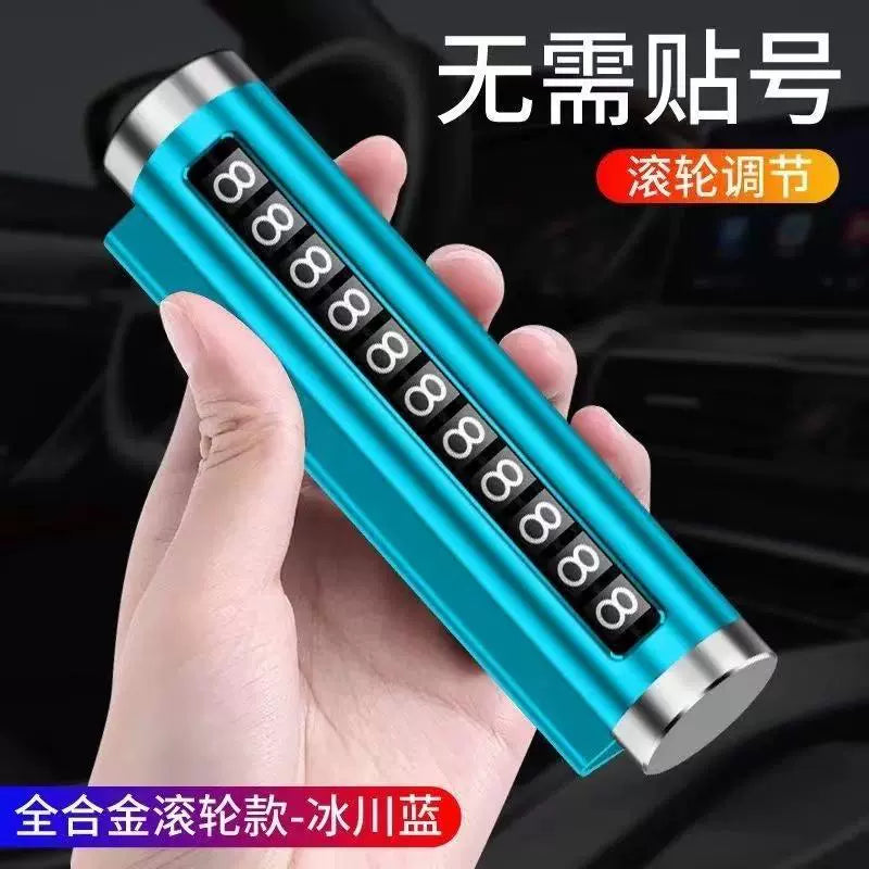 Müvəqqəti Dayanacaq Mobil Telefon Nömrəsi Avtomobil Hərəkət edən Nömrə Nömrəsi Dekorasiyası Avtomobil üçün Avtomobil Nömrəsi Hərəkət edən Avtomobil Təchizatları Dekorasiyası Avtomobilin Salonunun Tam Kolleksiyası