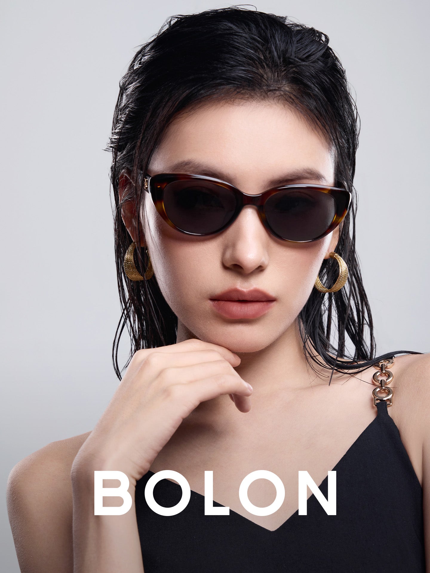 BOLON Tyrannosaurus Eynəkləri 26 Yeni Günəş Eynəyi Pişik Gözü Çərçivəsi Trendy Kişi Günəş Eynəyi Qadın BL3238