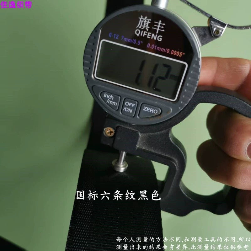 Eni 47 mm Milli Standart Avropa Standartı Qara Təhlükəsizlik Kəməri İp Avtomobil Təhlükəsizlik Lentinin Dəyişdirilməsi Bağlayıcı Qoruyucu Kəmər