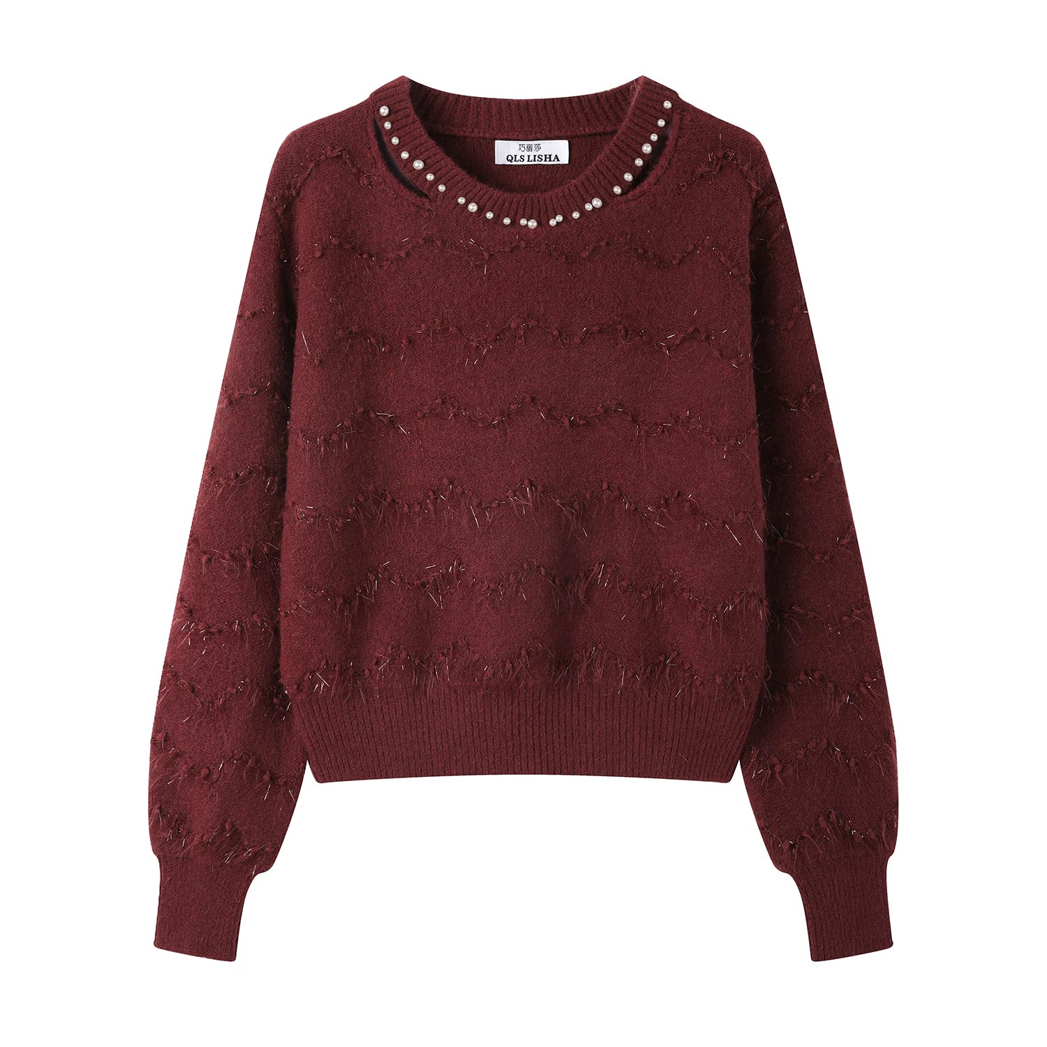 Cholisa-nın payız və qış üçün mükəmməl olan unikal qırmızı qadın sviteri zərif Fransız Milad üslubunu əks etdirir.