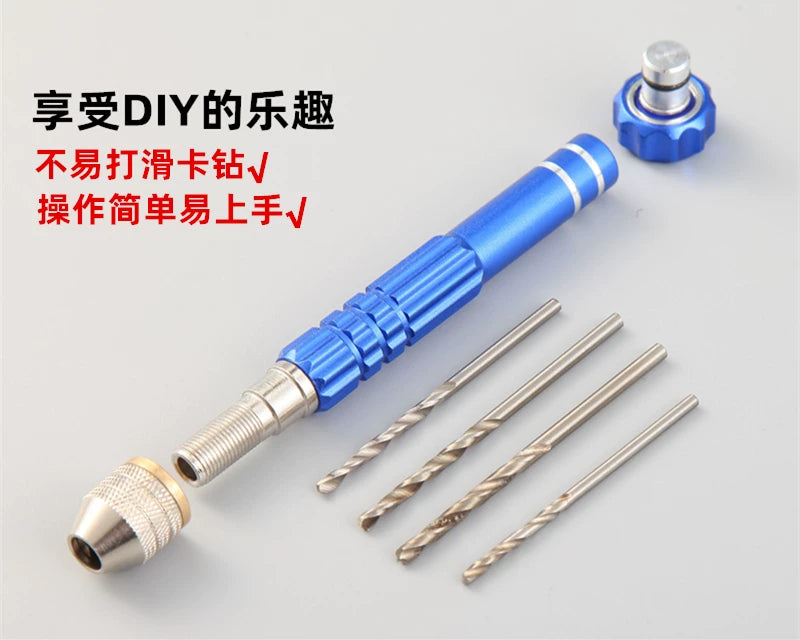 Əl burma matkap, əl burma matkap, mini əl qazma, reamer, delik açma, kiçik oyuncaq əl qazma, ağac emalı üçün DIY qazma aləti